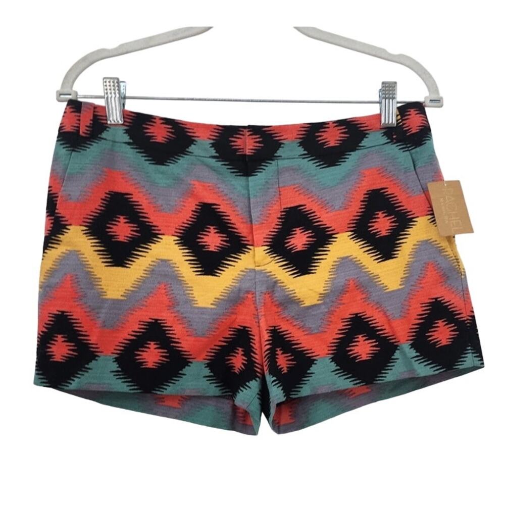 New NWT Rachel Roy Desert Bloom Coral Combo Shorts Size 6 Casual